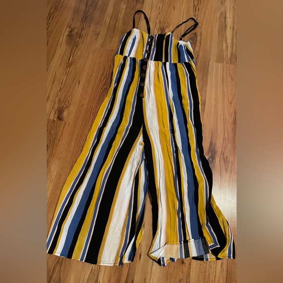 Urban Outfitters Tootsie Vertical Stripe Jumpsuit in size medium - Picture 3 of 5